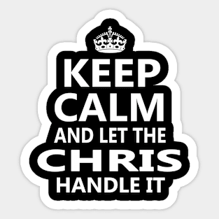 CHRIS Sticker